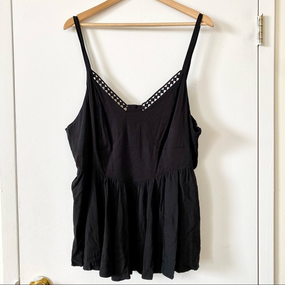 torrid Tops - Torrid Peplum Tank Top Cami Black 3X Plus Size Brand New
